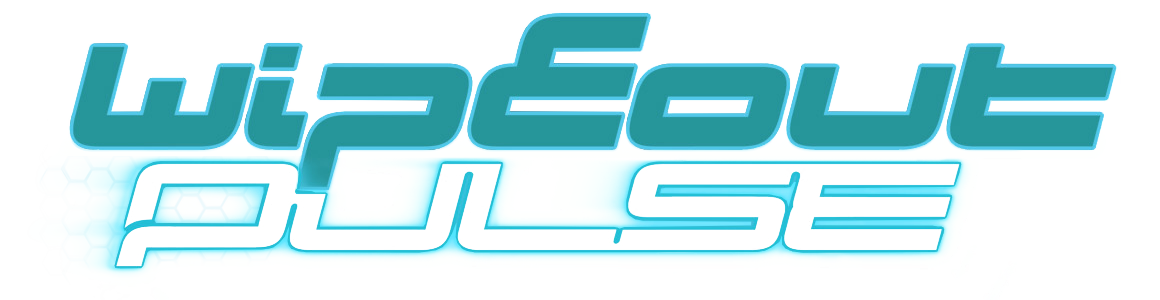 Wipeout Pulse title screen for Playstation 2